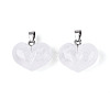 Natural Quartz Crystal Chunky Pendants G-T143-19A-3