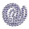 Electroplate Glass Beads Strands EGLA-S176-09B-2