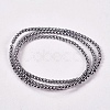 Electroplate Non-Magnetic Synthetic Hematite Beads Strands X-G-J169A-2mm-02-2