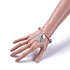 Tassels Charm Stretch Bracelets BJEW-JB05080-05-4
