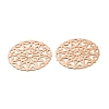 Long-Lasting Plated Brass Filigree Joiners KK-K336-13KCG-2