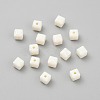 Opaque Acrylic Beads MACR-WH20001-13K-1