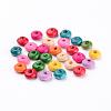 Lead Free Rondelle Natural Wood Beads X-YTB032-2