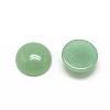 Natural Green Aventurine Cabochons G-R416-8mm-43-2