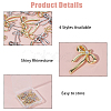 32Pcs 4 Styles Alloy Pendants FIND-HS0001-93-4