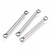 Tarnish Resistant 304 Stainless Steel Links Connectors STAS-S117-005-1