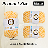 3 Skeins 3-Ply Cotton Sock Yarn YCOR-DJ0001-06C-2