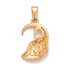 Ion Plating(IP) 304 Stainless Steel Pendants X-STAS-D165-14G-06-2