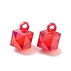 Transparent Acrylic Pendants MACR-D059-02-2