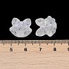 Frosted Transparent Acrylic Beads X1-OACR-P029-18B-05-4
