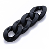 Opaque Spray Painted Acrylic Linking Rings OACR-S036-001B-I07-2