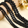 5 Strands Natural Lava Rock Round Beads Strands G-LT0001-02B-02-4
