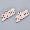Alloy Enamel Pendants PALLOY-N160-001-04S-RS-3