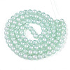 Translucent Crackle Glass Beads Strands CCG-T003-01G-2