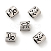 Oval with Constellation 304 Stainless Steel Beads STAS-E215-05AS-02-1
