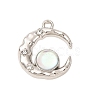 Alloy & Resin & Rhinestone Pendants RE-CBA6A90-05P-1