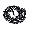 Baking Paint Transparent Glass Beads Strands DGLA-N011-6mm-10-2