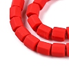 Handmade Polymer Clay Beads Strands CLAY-T021-02J-3
