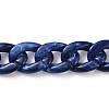 Acrylic Curb Chains AJEW-JB00505-03-3