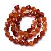 Natural Red Banded Agate Beads Strands G-Z119-A05-02-4