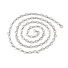 304 Stainless Steel Heart Link Chains CHS-S012-18P-2