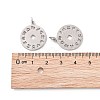 Non-Tarnish 201 Stainless Steel Pendants STAS-S105-T565D-1-4
