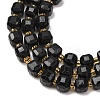 Natural Black Tourmaline Beads Strands GG-CBAC972-A04-01-3
