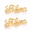Golden Plated Alloy Cabochons PALLOY-WH0068-08L-2
