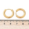 Ion Plating(IP) 304 Stainless Steel Huggie Hoop Earrings EJEW-O087-06B-5