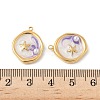 304 Stainless Steel Enamel Pendants STAS-U057-11G-E-3