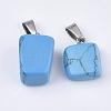 Synthetic Turquoise Pendants G-Q996-28-2