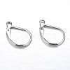 Tarnish Resistant 304 Stainless Steel Leverback Earring Findings X-STAS-M217-03-2