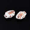 Handmade Porcelain Beads PORC-N009-07D-2