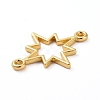 Zinc Alloy Open Back Bezel Links PALLOY-E577-29G-2