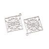 Buddhist 304 Stainless Steel Pendants STAS-E521-06C-P-2
