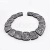 Natural Larvikite Graduated Bead Strands G-P296-F01-3