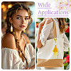 28Pcs 7 Styles Polycotton(Polyester Cotton) & Cotton & Polyester Tassel Pendant Decorations FIND-TA0009-33-8