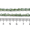 Transparent Electroplate Glass Beads Strands EGLA-H107-02A-PL04-2