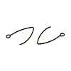 Ion Plating(IP) 316 Stainless Steel Earrings Finding STAS-B025-01B-2