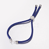 Nylon Twisted Cord Bracelet Making MAK-F019-03P-1