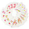 80 Sheets 4 Styles Butterfly Pattern Body Art Tattoos AJEW-SP0002-79-3
