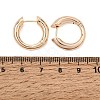 Brass Huggie Hoop Earrings KK-CBACA55-22G-4