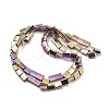 Electroplated Non-magnetic Synthetic Hematite Beads Strands G-G089-B02-13-2