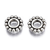Tibetan Style Alloy Daisy Spacer Beads TIBEB-N005-077B-01-1