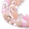 Glass Beads Strands X-GLAA-E036-09E-4