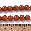 Natural Red Jasper Beads Strands G-F348-01-8mm-AA-3