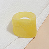 Rectangle Acrylic Finger Rings for Women WGE6404-02-3
