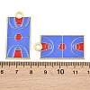 Alloy Enamel Pendants FIND-I065-01G-G-3