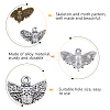 100Pcs 2 Colors Tibetan Style Alloy Pendants FIND-DC0006-17-4