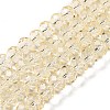 Transparent Baking Paint Glass Beads X1-DGLA-A034-T8mm-D02-1